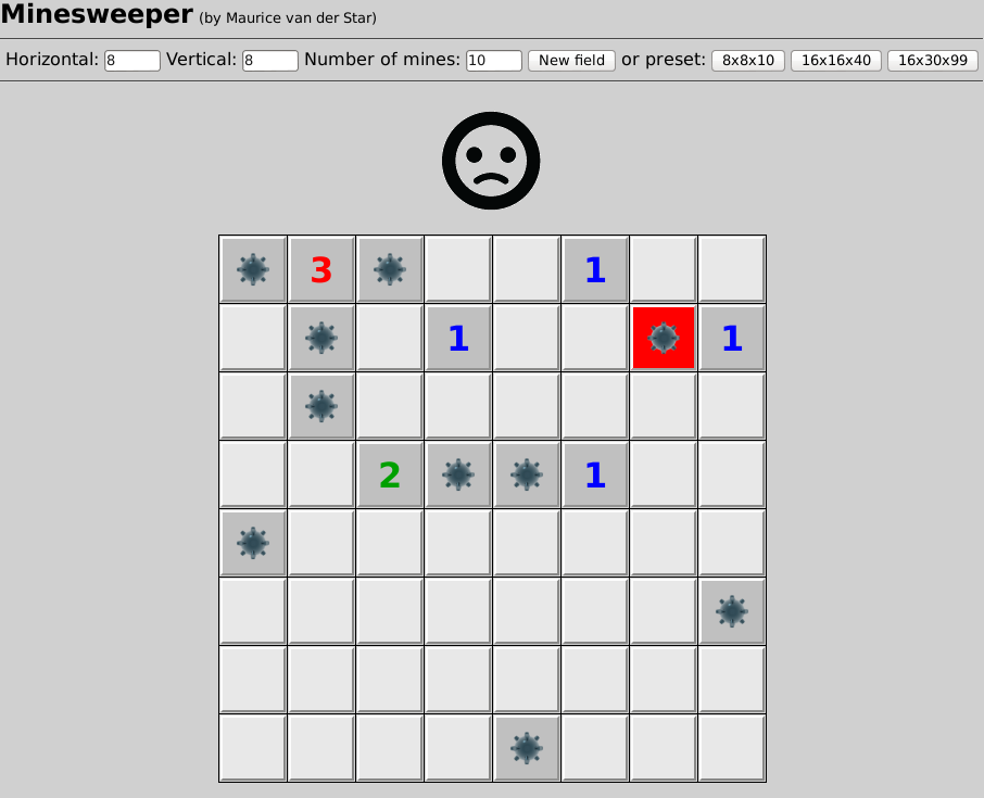 PHP Minesweeper